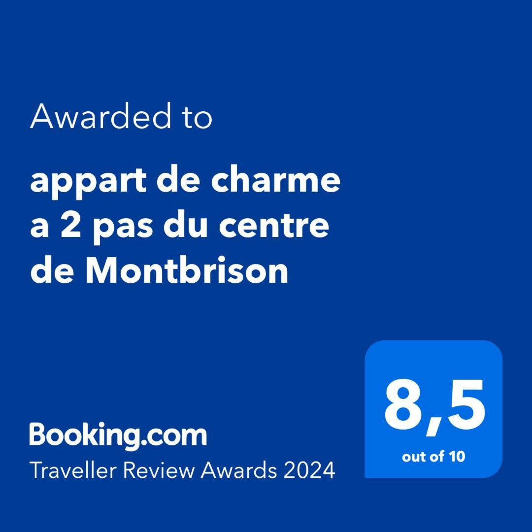 Appart De Charme A 2 Pas Du Centre De Montbrison 아파트 외부 사진